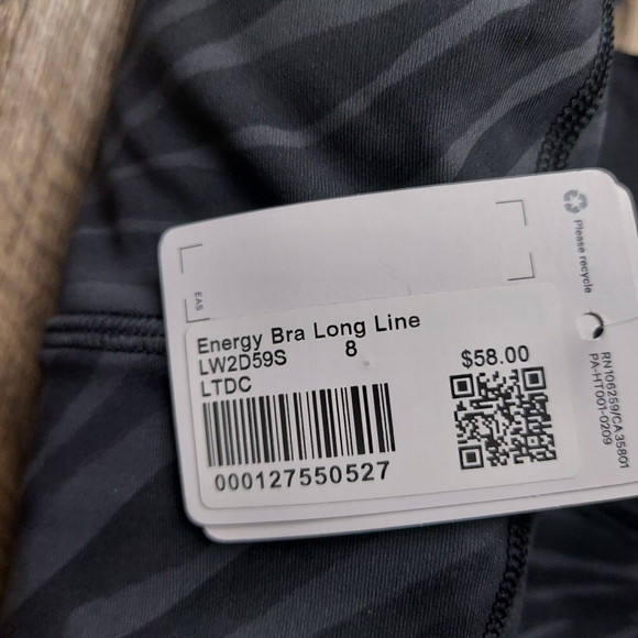 Lululemon Energy Bra Long Line - Picture 7 of 7